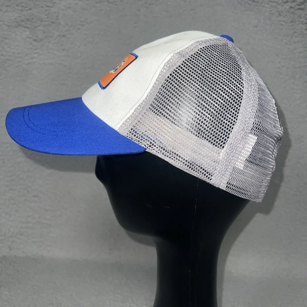 VTG New York Mets Nathan's Famous Hot Dogs Trucker Hat Snapback Baseball Cap SGA